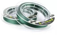 Леска плетеная Yoshi Onyx NITE x4 Dark Green, 0.6#, 0.13мм, 135м