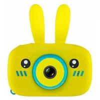 Детский фотоаппарат ZUP Childrens Fun Camera Rabbit желтый / Развивающая игрушка ( Зайчик / кролик / заяц )