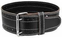 Пояс для пауэрлифтинга и фитнеса RDX RD1 4 POWERLIFTING LEATHER GYM BELT, размер L, белый