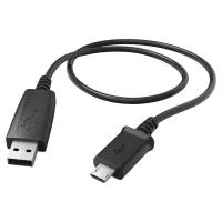 Кабель HAMA USB - microUSB (00173672), 0.6 м, черный