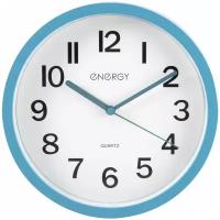 Часы настенные кварцевые ENERGY модель ЕС-139 синие