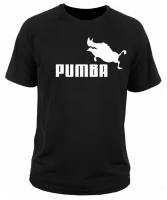 Футболка Paw Print Черная пумба Pumba