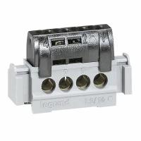 Legrand (Легранд) Клеммник черный 4х1.5-16 мм2, 47мм 004850