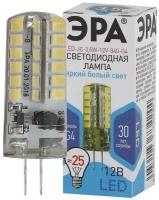 ЭРА Лампа светодиодная ЭРА G4 3,5W 4000K прозрачная LED JC-3,5W-12V-840-G4 Б0033196