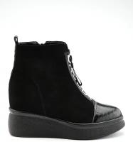 черная замша ботинки женские Prominente размер 40