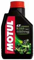 Полусинтетическое моторное масло Motul 5100 4T 10W30, 1 л