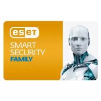 ESET NOD32 Smart Security Family - карта продления лицензии (3 устройства, 1 год) только лицензия