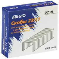 KW-triO Скобы №23/17, 1000 шт., серебристый