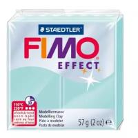 Полимерная глина FIMO Effect запекаемая мята (8020-505), 57 г голубой 57 г