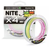 Леска плетеная Yoshi Onyx NITE 4 Multicolor, 2.0#, 150м
