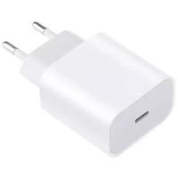 Сетевое зарядное устройство Xiaomi Mi 20W Charger Type-C, мощность Qi: 20 Вт, Global, белый