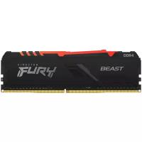 Оперативная память Kingston FURY Beast RGB 8 ГБ DDR4 DIMM CL19 KF437C19BBA/8