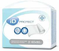 Одноразовые впитывающие пеленки для малышей ID Protect Expert 60x90, 30 шт