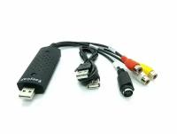 Устройство видеозахвата EasyCAP USB 2.0+ переходник Scart-3rca-S-video