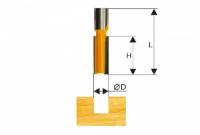 Фреза по дереву пазовая прямая Ø 8х19 твердосплав ц/хв 8 доп. реж. пластина энкор ПРОФ бокс 9200