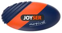 Игрушка JOYSER Active для собак Резиновый мяч регби с пищалкой M синий, 15 см