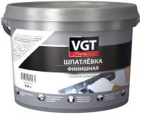 Шпатлевка VGT Premium финишная универсальная, белый, 3.6 кг