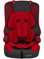 Автокресло группа 1/2/3 9-36 кг Teddy Bear 513 RF RED+BLACK DOT