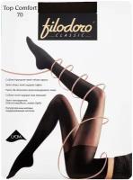 Колготки Filodoro Top Comfort, 70 den, размер 4, серый, коричневый