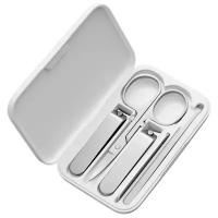 Набор Xiaomi Nail Clipper Five Piece Set, белый/серебристый, 5 предметов