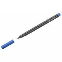 Faber-Castell ручка капиллярная Grip Finepen 0.4 мм, синий цвет чернил, 1 шт