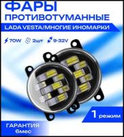 Противотуманные светодиодные фары птф CarStore52 для VESTA, XRAY, GRANTA FL, FORD, RENAULT, NISSAN