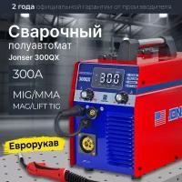 Сварочный полуавтомат Jonser 300 QX. Инверторный полуавтомат/сварочный аппарат/сварка с газом/без газа