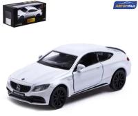 Машина металлическая MERCEDES-AMG C63 S COUPE, 1:32, открываются двери, инерция, цвет белый