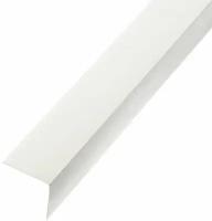 Угол отделочный из ПВХ 30х30мм белый (3м) / Уголок отделочный пластиковый 30х30мм белый (3м)