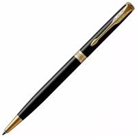 Parker 1931498 Шариковая ручка parker sonnet slim core k430, lacquer deep black gt