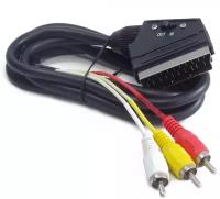 Аксессуар Gembird SCART - 3xRCA 1.8m CCV-519-001