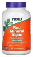 Red Mineral Algae (Красные Минеральные Водоросли) 180 капсул (Now Foods)