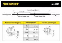 Амортизатор багажника AUDI 100 90-94, A6 94-97: MONROE ML5111