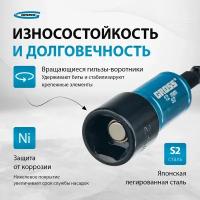 Набор бит с торцевыми головками Gross 8, 10, 12, 13 мм, магнит, Nut-Driver S2 11627