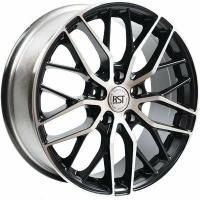 Литые колесные диски RST R008 (Tiggo 8) 7.5x18 5x108 ET47 D60.1 Чёрный матовый с полированной лицевой частью (RR008-7518-601-5x108-47BDM)