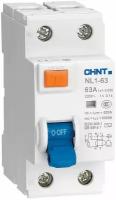 CHINT УЗО NL1-63 2P 63A 30mA 6kA тип AC (DB) (R)