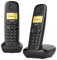 Радиотелефон DECT Gigaset A270 DUO Black / домашний беспроводной телефон с дополнительной трубкой