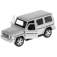 Внедорожник ТЕХНОПАРК Mercedes-Benz G 500 G-СLASS-BK/SL/BE 1:40, 12 см, серебристый