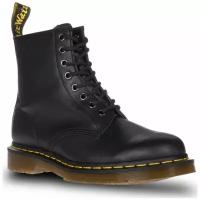 Ботинки Dr. Martens, демисезонные,натуральная кожа, высокие, размер 38, черный