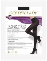 Теплые матовые колготки из микрофибры Golden Lady TONIC 100, размер 2, цвет Черный