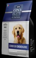 Gina ELITE SENIOR DOG Chicken&Rice Корм сухой для пожилых собак с курицей и рисом 3кг