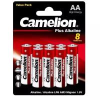 Батарейка Camelion Plus Alkaline AA, в упаковке: 8 шт