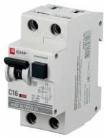Автоматический выключатель дифференциального тока EKF АВДТ-63 16А 2П С 30мА 6кА