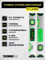 Уровень-угломер электронный с магнитом 400 мм TECHNICOM TC-LA400