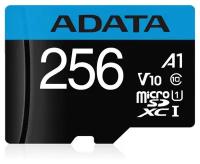 Карта памяти ADATA Premier microSDXC UHS-I U1 V10 A1 Class10 + SD adapter