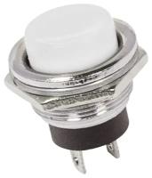 Выключатель нажимная кнопка Rexant 36-3355 вкл-выкл диаметр 16.2мм 250V 3А - белая