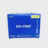 Игла инъекционная 30G/6 мм (0,3*6 мм) KD-Fine KDM, стерильная одноразовая, мезотерапия