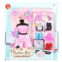 Junfa toys Комплект одежды и аксессуаров для кукол 29 см 2212-A в ассортименте