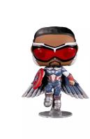 Фигурка Funko POP! The Falcon & Winter Soldier - Сокол в образе Капитана Америки 51649, 9 см мультиколор