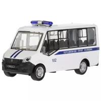 Микроавтобус ТЕХНОПАРК ГАЗель Next Полиция (NEXTCITI-15SL-POL) 1:39, 12 см, белый